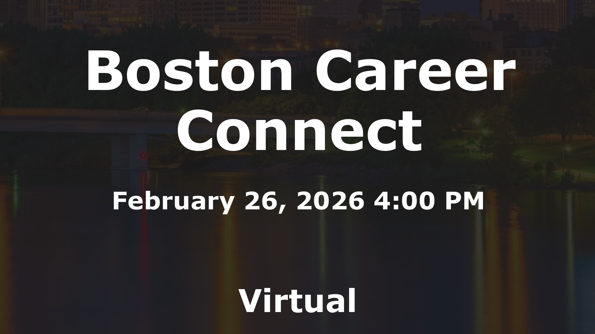 Boston Career Connect event image